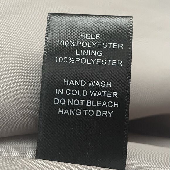 Faux Fur Coat Size M Joh Hook Closure Faux Fur Lilac Gray Cream Brown Fuzzy - Picture 10 of 16